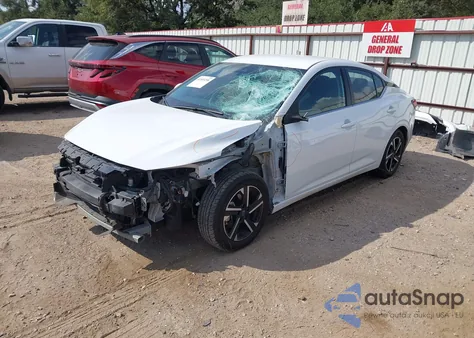 2024 Nissan Sentra Sv Xtronic Cvt z USA, uszkodzony, nr VIN 3N1AB8CV6RY317467